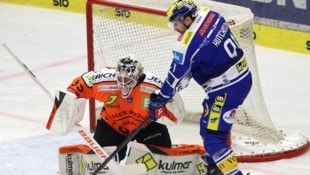 VSV prallte im Play-off immer wieder an Graz-Keeper Maxime Lagace ab.