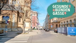 Die Blindengasse in der Josefstadt soll jetzt Wiens erste „gesunde“ Straße werden.