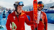 Markus Salcher strahlte trotz Karriereende in Cortina. 
