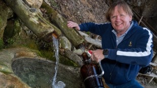 Der Bleiburger Brauhauschef Stefan Breznik spendet 50 Cent pro Liter Hemmabier für Erhalt der ...