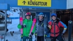 Peter Korat, Bernhard Binder und Manuel Fritzenwallner haben als allerste die Legends-Challenge ...