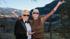 Heino und sein größter Fan, Hollywood-Star Brigitte Nielsen in Kitzbühel