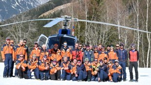 Die Bergrettungshundestaffel war in Dienten im Einsatz