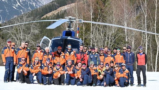 Die Bergrettungshundestaffel war in Dienten im Einsatz