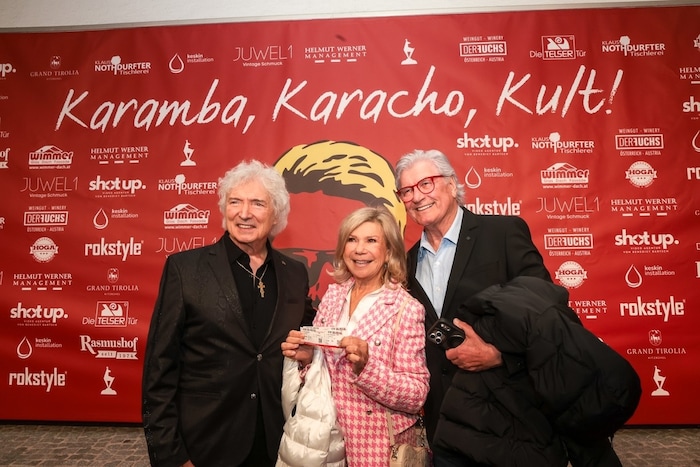 Peter Orloff, Marianne und Michael in Kitzbühel dabei.