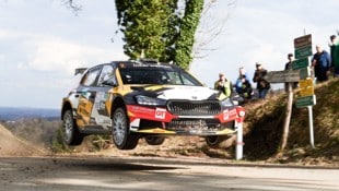Michael Lengauer lag  im Skoda nach Tag eins voran.
