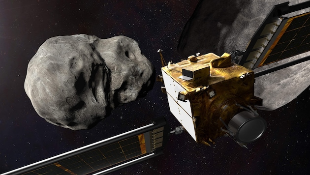 Der NASA-Satellit prallte auf den Mini-Mond von Asteroid Didymos.