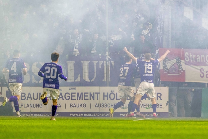 Da bejubelte die Austria das 1:0.