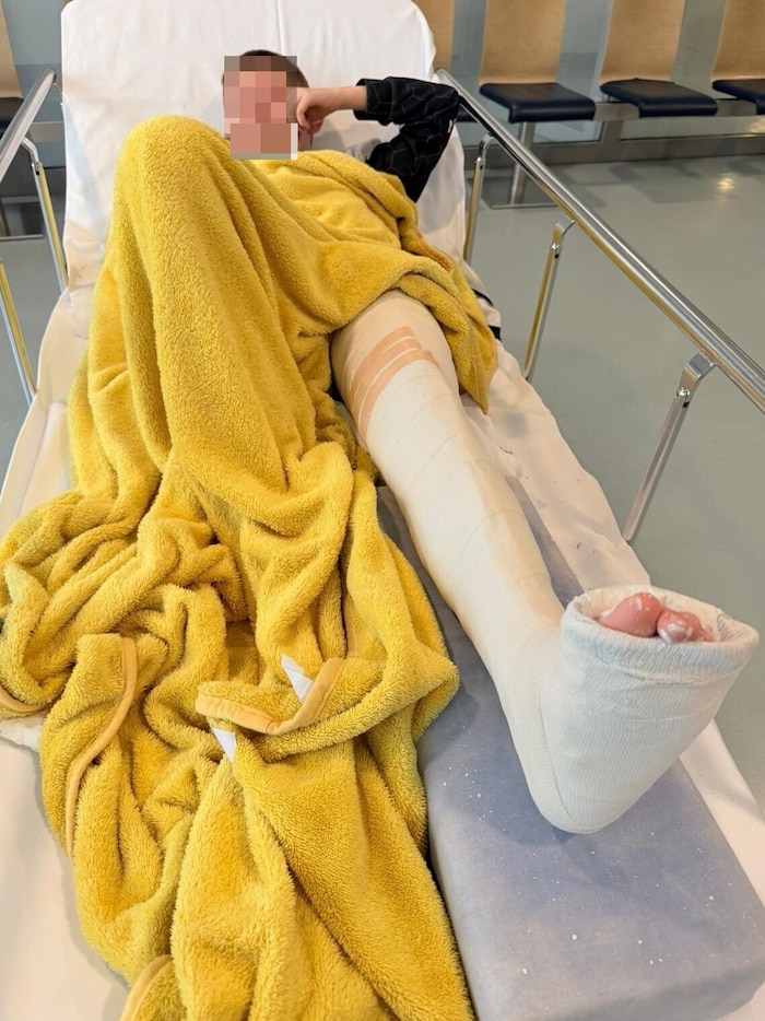 Sandro was admitted to Steyr Hospital for overnight treatment.