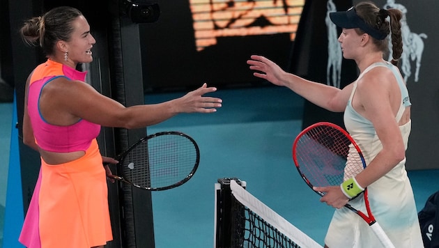 Aryna Sabalenka und Jelena Rybakina