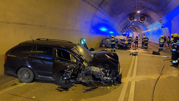 Beim Crash wurde die 59-Jährige schwer verletzt.