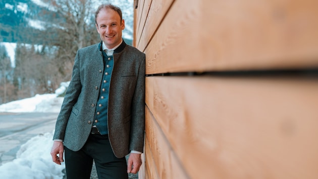 Bernhard Knotz ist Landwirt, Unternehmer und jetzt Bürgermeister.