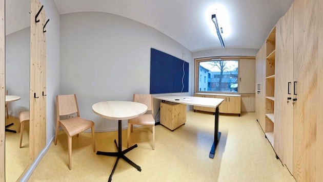 Ein Blick in die Zimmer des Kinder- und Jugendhauses in Berlin vermittelt die wohnliche ...