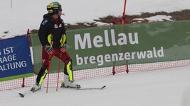Slalomspezialist Jakob Greber schied bei seinem Heimrennen in Mellau im Finale aus.