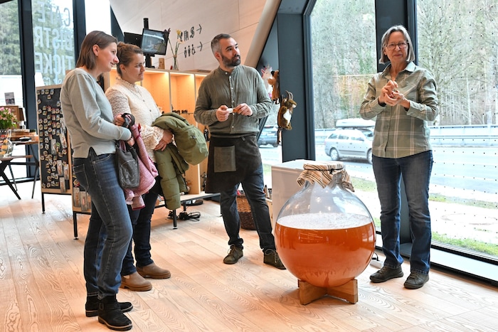 Der Andrang beim neuen Fermentationszentrum in Unken ist groß.