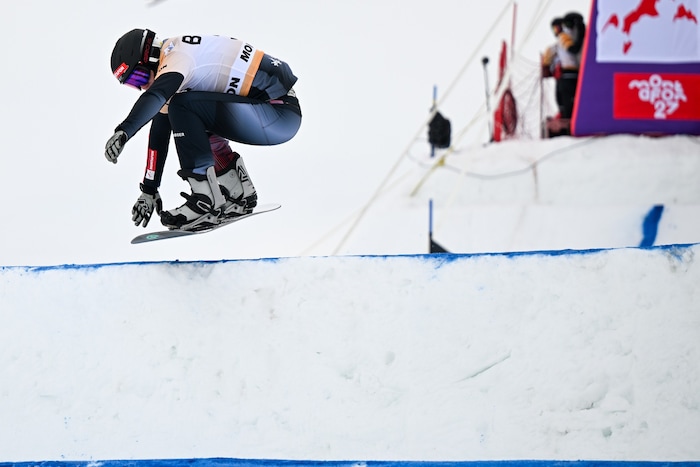 Elias Leitner riskierte im zweiten Quali-Run, schaffte es aber nicht ins Ziel.