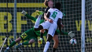 Mame Wade traf per Kopf zum 1:0 für die Lustenauer.