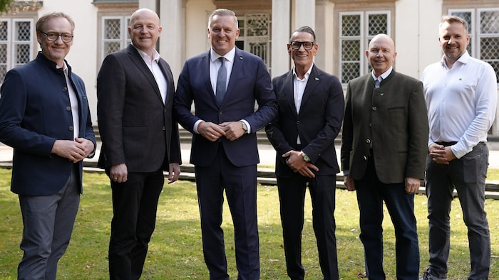 Andreas Keinprecht, Hermann Trinker, Mario Kunasek, Klaus Leutgeb, Michael Krainer und Michael ...