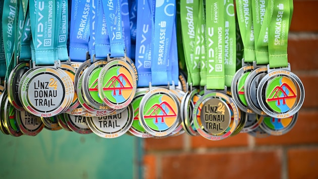 Für alle, die ins Ziel kamen, gab es Medaillen.