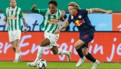 Bidstrup (re.) und Co. wollen gegen Rapid mit einem Sieg in die Meistergruppe starten.