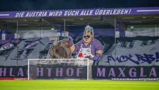 Die Choreo der Austria-Fans sorgte für Aufsehen – im Stadtduell mit Liefering behielten die ...
