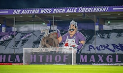 Die Choreo der Austria-Fans sorgte für Aufsehen – im Stadtduell mit Liefering behielten die ...