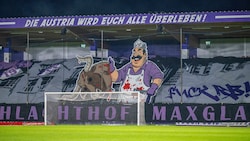 Die Choreo der Austria-Fans sorgte für Aufsehen – im Stadtduell mit Liefering behielten die ...