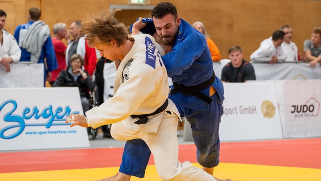 Zuverlässig wie immer: Sanjindo-Judoka Moritz Höllwart (rechts)