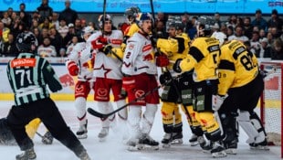 An der Pustertaler Wand gibt es kein Vorbeikommen.