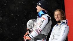 Alexis Pinturault (links) erhält zum Karriereende auch Anerkennung von Marco Odermatt. 