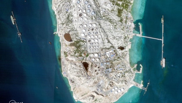 Die Hauptlager auf der Insel Kharg nähern sich der Belastungsgrenze.