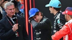 Freudentränen bei Andrea Kimi Antonelli nach seinem ersten Sieg in der Köngisklasse. 