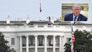 Trump präsentierte zuletzt wieder Pläne für Umbauten am Weißen Haus.