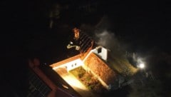 Das Nebengebäude brannte vollständig aus