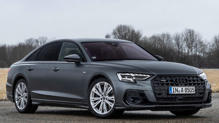 Der Audi A8 hat 2022 sein letztes Facelift bekommen.