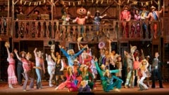 Das Ensemble von „Arizona Lady“ an der Oper Graz.