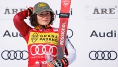 Julia Scheib hatte nach ihrem Gewinn der kleinen Kristallkugel viele Gratulanten.