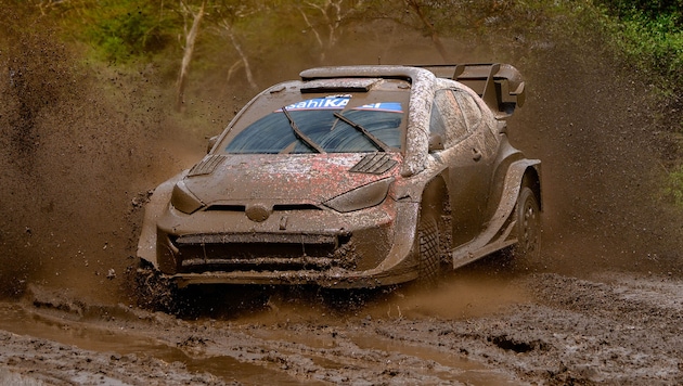 Ob Takamoto Katsuta seinen Toyota-Boliden nach dem Sieg auch selber waschen wird müssen?