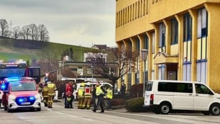 Die Bewohner wurden aus dem Gebäude evakuiert