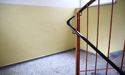 In diesem Stiegenhaus wurden die Leichen entdeckt.