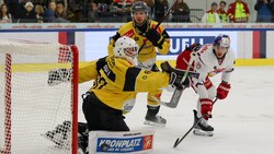 Pustertal-Goalie Pasquale lässt die Bulls verzweifeln.