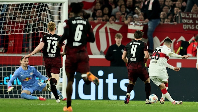 Deniz Undav trifft zum 1:0.