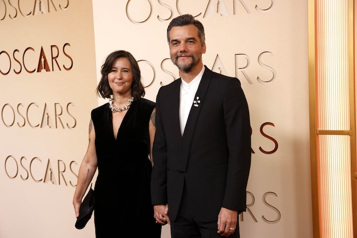 Wagner Moura and Sandra Delgado