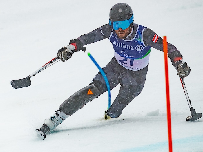 Der Kärntner Thomas Grochar belegte Sonntag im Slalom Platz fünf.