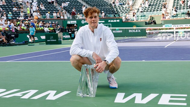 Jannik Sinner holte seinen ersten Indian-Wells-Titel.