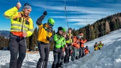 Bergretter aus Österreich, Italien und Slowenien im gemeinsamen Einsatz