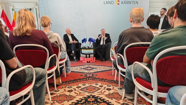 In der Diskussion zur EU standen globale Krisen im Mittelpunkt.