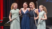 Das Querflötenensemble Flute Princess der Musikschule Wolfsberg räumte Gold ab. Die „Krone“ ...