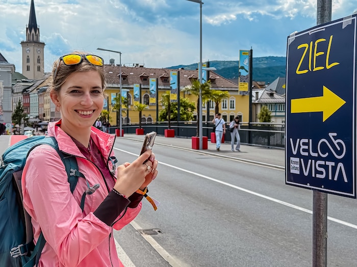 Jana Kruse vom „Krone“-Marketing ist von Velovista begeistert.