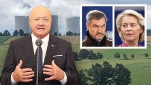 Während Söder und von der Leyen ihre Positionen zur Atomkraft relativieren, bleibt Stocker ...